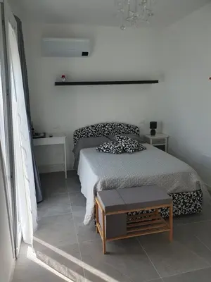 Letto o letti in una camera di La casa di Igni
