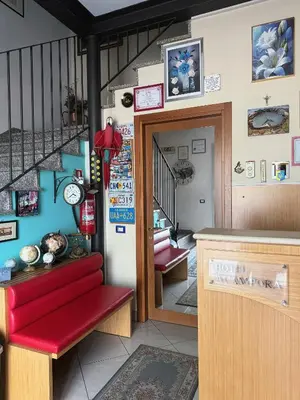 Area soggiorno di Albergo Acampora