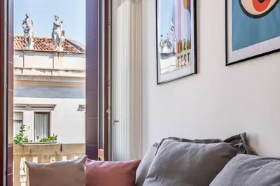 Area soggiorno di Italstay - Belzoni new flat - Private parking