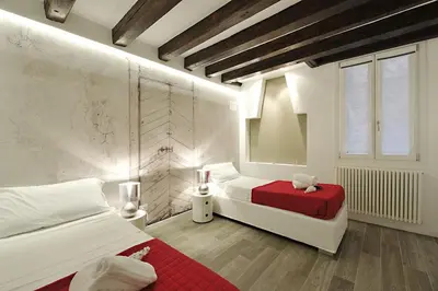 Letto o letti in una camera di Ca Forner - Cannaregio Apartment by Wonderful Italy