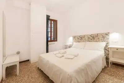 Letto o letti in una camera di Casa Alimante