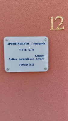 Certificato, attestato, insegna o altro documento esposto da Zio Cesare Fossò 12