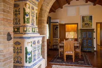 Area soggiorno di CASA ELSA Charming Apartment