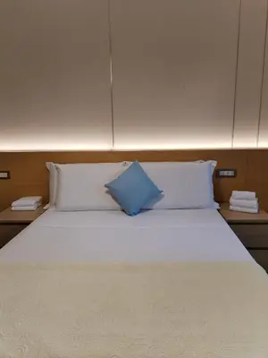 Letto o letti in una camera di Arcobaleno Apartment 2 Bedrooms Venice-Mestre