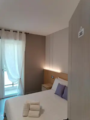 Letto o letti in una camera di Arcobaleno Mini apartment 101 Venezia-Mestre