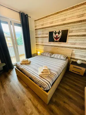 Letto o letti in una camera di Casa Dada