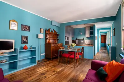 TV o dispositivi per l'intrattenimento presso Paruta Jazz Apartment