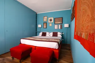 Letto o letti in una camera di Paruta Jazz Apartment