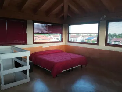 Letto o letti in una camera di Residence La Castellana
