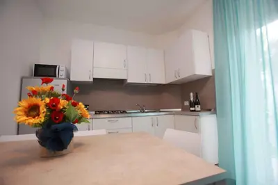 Cucina o angolo cottura di One-Bedroom Apartment Rosolina Mare near Sea 4