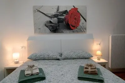 Letto o letti in una camera di Open Space