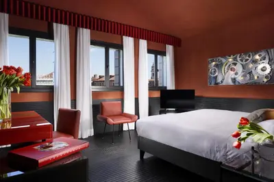 Letto o letti in una camera di Hotel L'Orologio Venezia - WTB Hotels