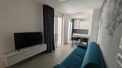TV o dispositivi per l'intrattenimento presso Tahiti Mare App A7 e A8 RESIDENCE FRONTEMARE