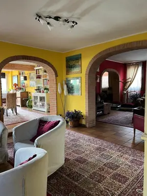 Area soggiorno di B and B Serenella Country House