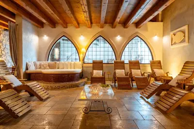 Area soggiorno di Villa Giulia Relais & Spa