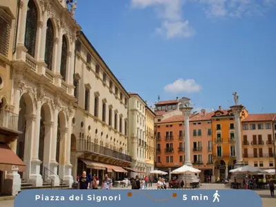 Vista generica su Vicenza o vista sulla città dall'interno dell'ostello