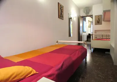 Letto o letti in una camera di Ca Guardiani