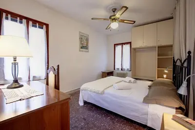 Letto o letti in una camera di Ca Guardiani