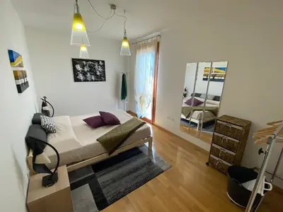 Area soggiorno di Easy Access to Venice Apartment