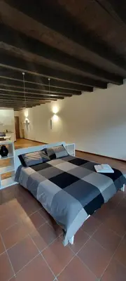 Letto o letti in una camera di Studio Rosa