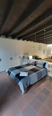 Letto o letti in una camera di Studio Rosa