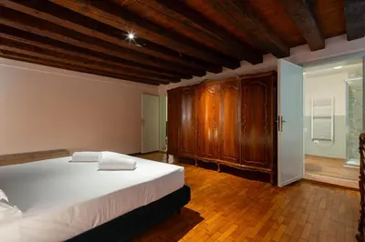 Letto o letti in una camera di San Beneto