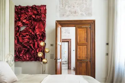 Letto o letti in una camera di Noble Floor Art Apartment R&R