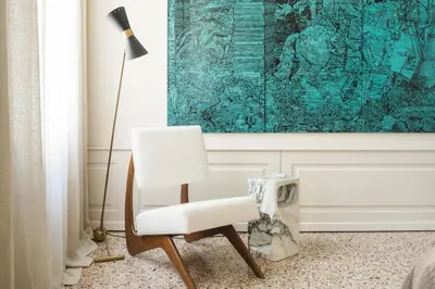 Area soggiorno di Noble Floor Art Apartment R&R