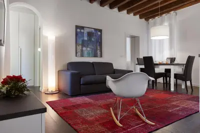 Area soggiorno di City Apartments Rialto