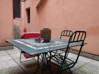 Area soggiorno di Ca' Frutariol Apartment