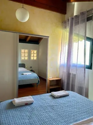 Letto o letti in una camera di BikeBnB