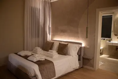 Letto o letti in una camera di B&B Villa Margherita - Luxury Rooms in Padua