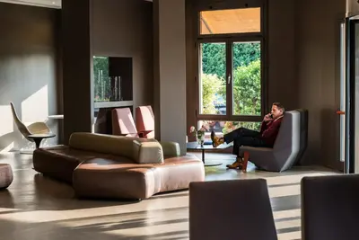 Area soggiorno di Point Hotel