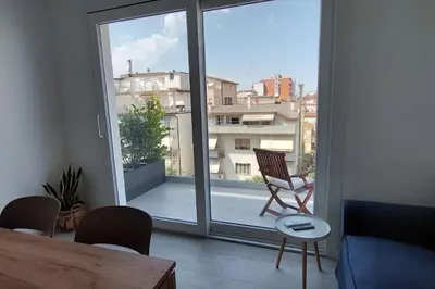 Balcone o terrazza di Nuovo Appartamento in centro con vista mare