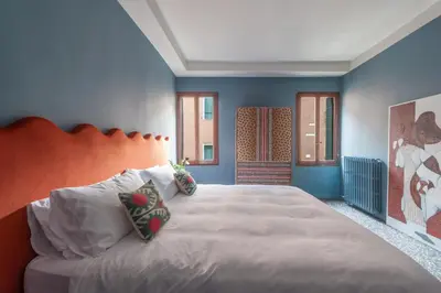 Letto o letti in una camera di Sant'Angelo Canal View