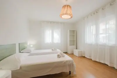 Letto o letti in una camera di Novalesi Vintage interno 2