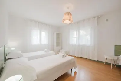Letto o letti in una camera di Novalesi Vintage interno 2