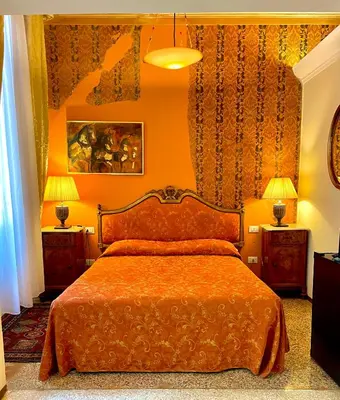 Letto o letti in una camera di Console Palais