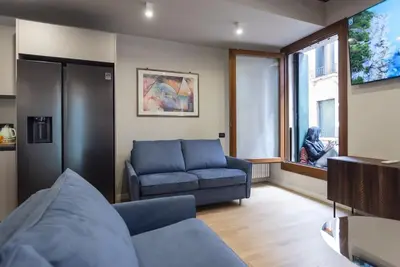 Area soggiorno di Rialto Prestige Apartment