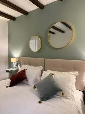 Letto o letti in una camera di Ca' di Gaia