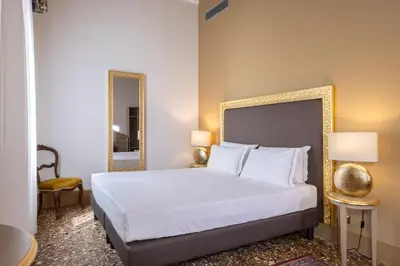 Letto o letti in una camera di Antico Portego