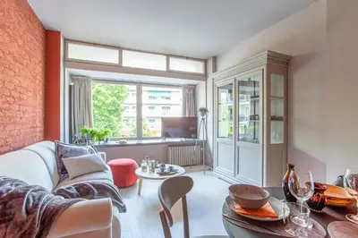 Area soggiorno di Orange Loft Treviso