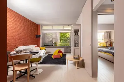 Letto o letti in una camera di Orange Loft Treviso