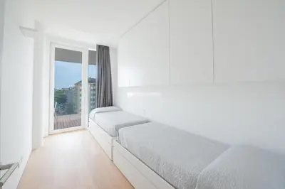 Letto o letti in una camera di The Summer Houses Immobiliare Pacella