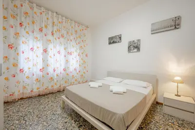 Letto o letti in una camera di Tatiana Flat - 10 minutes to Venice - Mestre Train Station - Free Parking