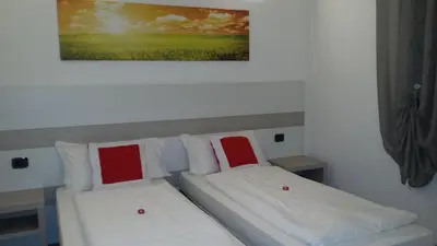 Letto o letti in una camera di B&B Nuova Ostiglia