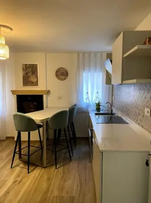 Cucina o angolo cottura di Vigo Flat