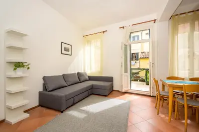 Area soggiorno di Borgo Canal View by Sarlux