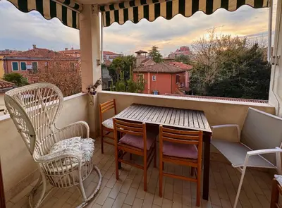 Balcone o terrazza di Airy & panoramic with terrace, 2 minutes from the sea