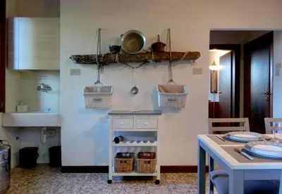 Cucina o angolo cottura di Luce Fantasia e TV 70p a 2 minuti dalla spiaggia